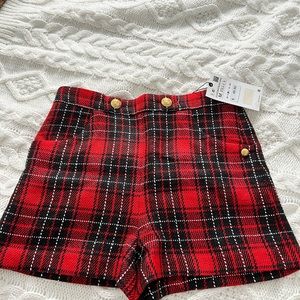 Zara tweed shorts